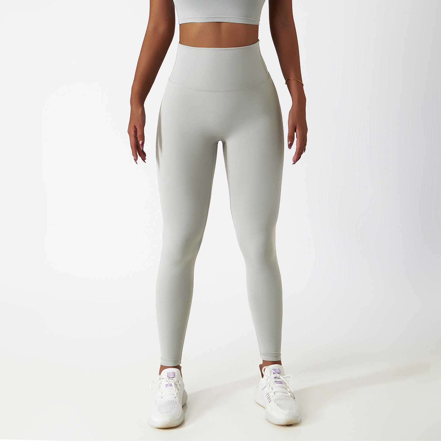 recycled blue workout leggings 